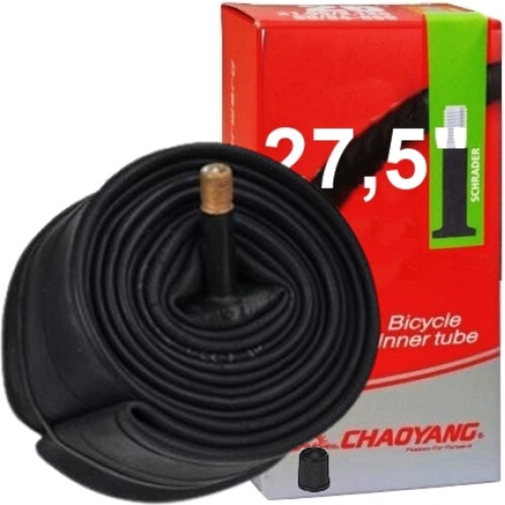 Camera roata bicicleta, Chaoyang, 27,5 x 2,10-2,25, AV 48mm, 0,9mm grosime perete