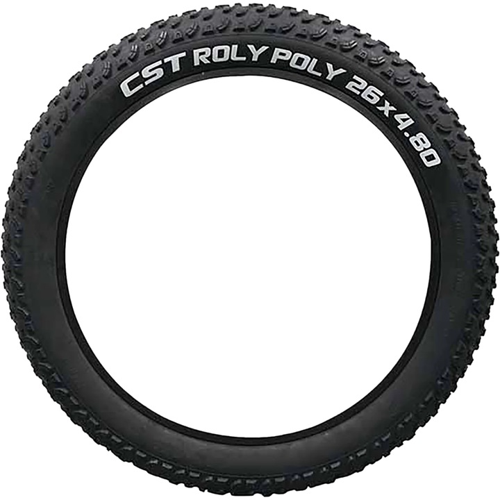 Cauciuc bicicleta CST ROLY POLY 26x4.8, 60 TPI, aderenta ridicata, pentru teren accidentat
