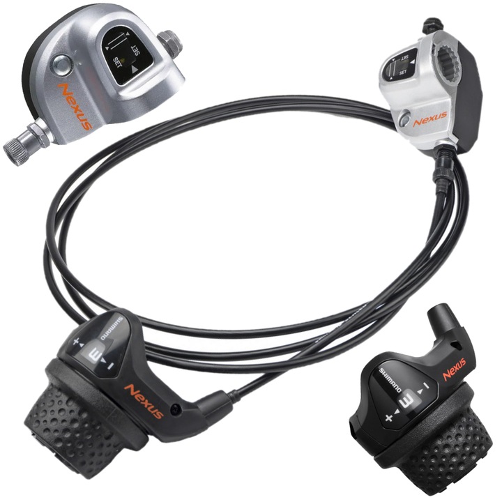 Shimano SL-3S41E 3-скоростен велосипеден лост, черен