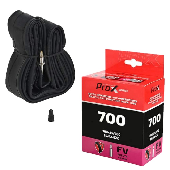 Prémium önzáró cső 700x35-42C PROX, átszúrásgátló, 0,87 mm, FV szelep 48 mm