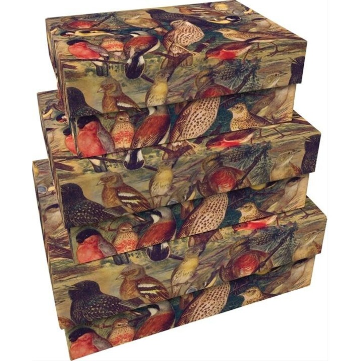 Set 3 Cutii pentru cadou, Skona Ting, 265x205x100mm