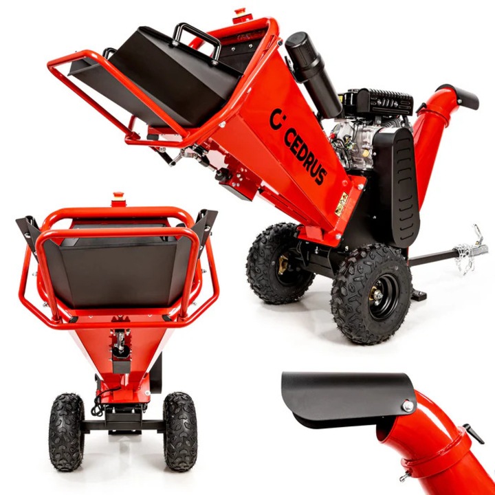 Tocator Ramuri Cedrus RB02 PRO, motor Loncin 7CP, max. diametru ramuri 12cm, greutate 135kg