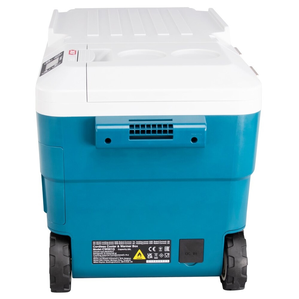 Cutie frigorifica cu incalzire, Makita, 18V40V XGT, 230V, albastru