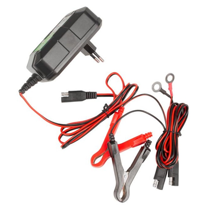 Incarcator baterii Fulbat Fulload 1000, 6V/12V, 1A, pentru baterii pana la 20Ah