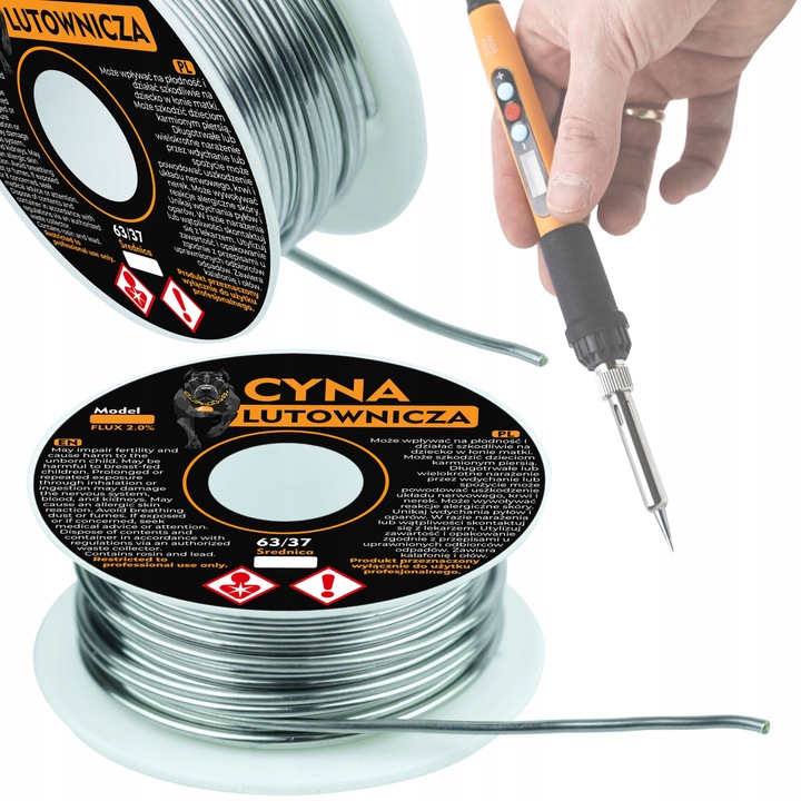 Rosfix Sn63Pb37 forrasztótálca 1mm 100g 2% Flux tekercsben
