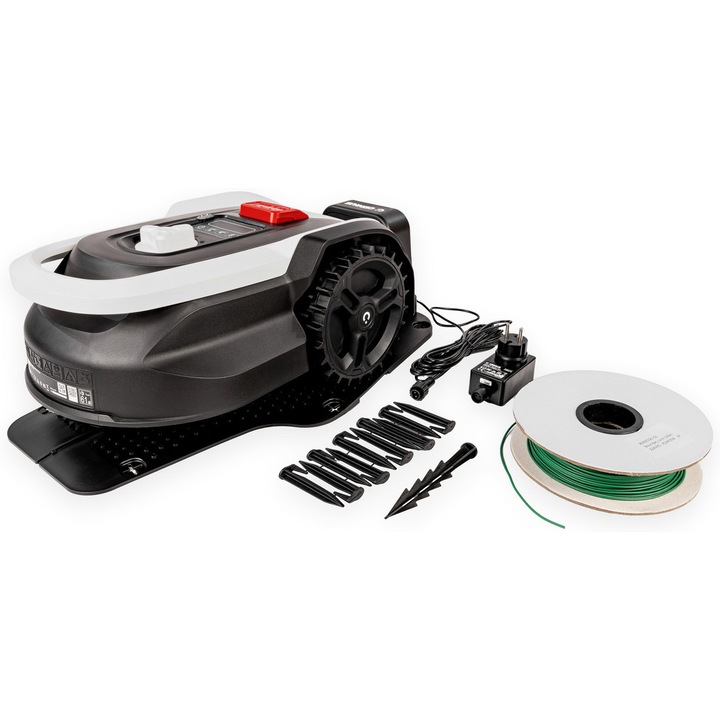 Robot de tuns iarba Cedrus S3 C-Mow, 300m2, acumulator 20V, senzor de ploaie, 5,5kg