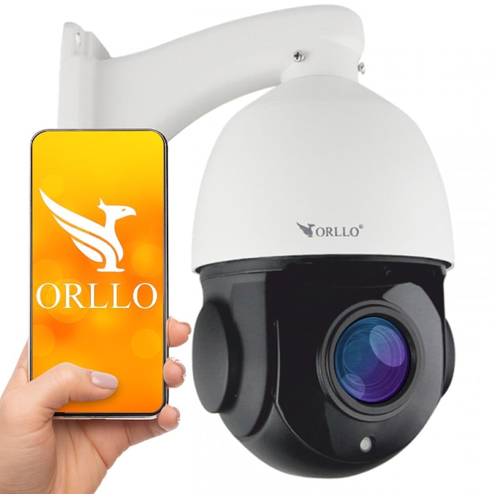 Камера за наблюдение ORLLO R2 PRO+ ротационна POE увеличение x22, черна