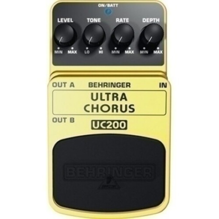 Педал за китарни ефекти Behringer, UC200 Ultra Chorus, черен