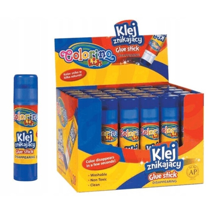 Set lipici solid Colorino 8g, set 30 bucati, albastru, non-toxic