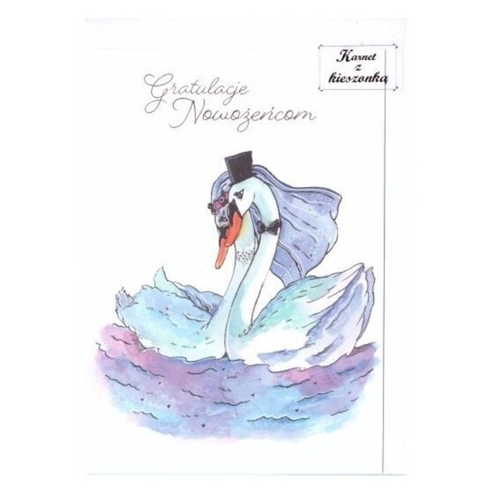 Karnet B6 cu plic, Henry, Labedzie, 185x125mm, 2020