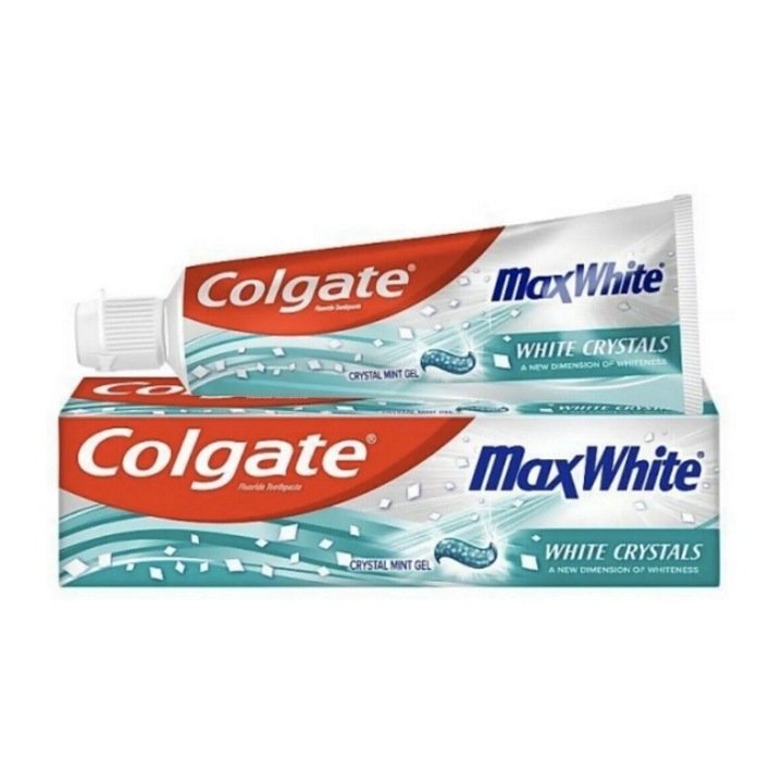 Pasta de dinti Colgate Max White Crystals, 100 ml, albire eficienta, protectie impotriva cariilor