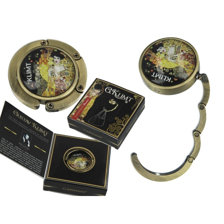 Táska kütyü, Luka, G. Klimt, Adela, többszínű, 30x20 cm