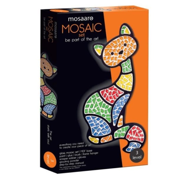 Set creativ mozaic Pisica MA3002, Ravensburger, multicolor