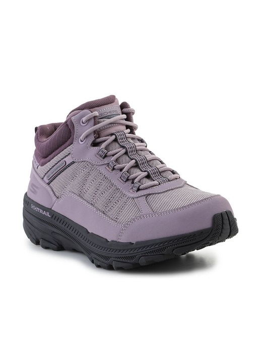 Ghete trekking dama Skechers, stofa si piele naturala, violet