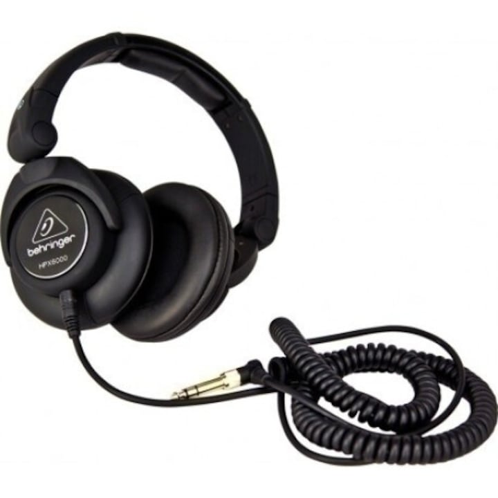 Căști stereo 1Tech One Plus, model C4572 cu microfon pentru dispozitive mobile, Negre