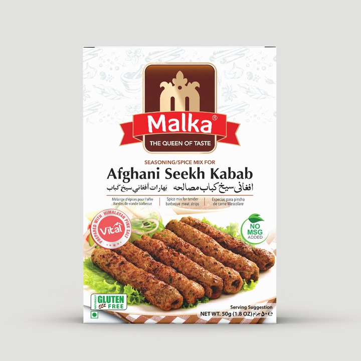 Condiment- Afgani Seekh Kabab Malka 100g