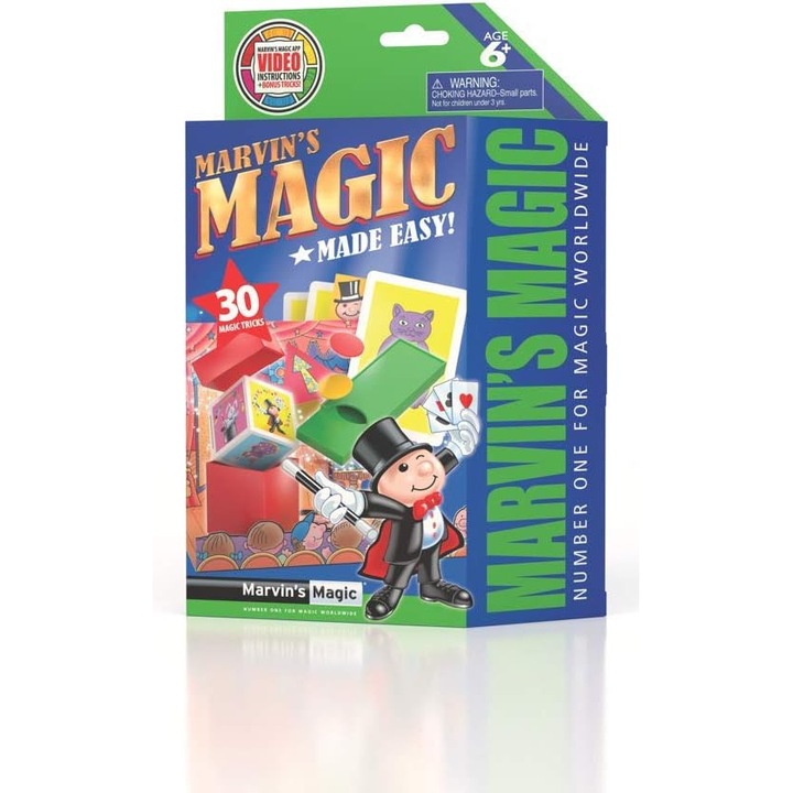 Marvin varázslatos készlet, 30 bűvésztrükk, 2. készlet - zöld