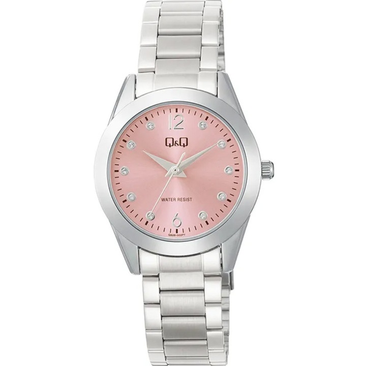 Női analóg karóra Q&Q Q82B-002PY, ezüst, 3BAR