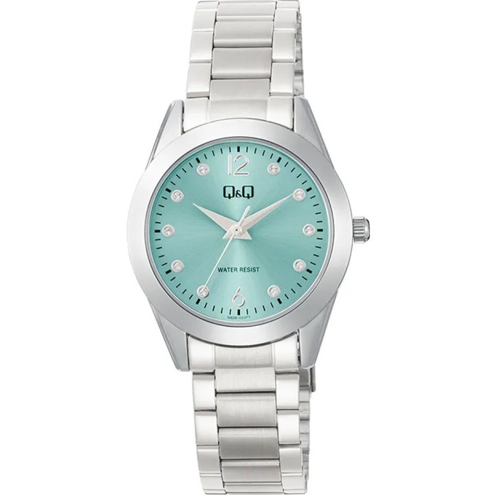 Női analóg karóra Q&Q Q82B-004PY, ezüst, 3BAR