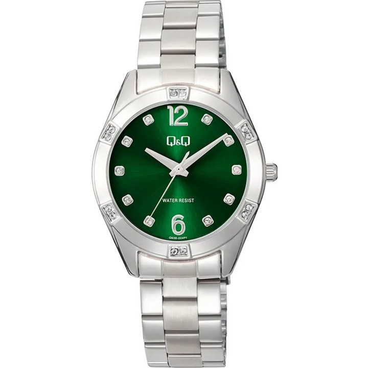 Női analóg karóra Q&Q Q83B-004PY, ezüst, 3BAR