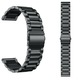Bratara barbatesc compatibila cu Huawei Watch GT 2 3 4 5 Pro 46mm Samsung Galaxy Watch 46mm Gear S3 Amazfit GTR 4 3 Pro 2 2E 47 mm BIP 5 Redmi Watch 5 Active Lite Xiaomi Mi Watch S1 S2 S3 Garmin Venu 2 3 Vivoactive 4 45mm, curea inox, 22 mm, negru