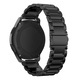 Bratara barbatesc compatibila cu Huawei Watch GT 2 3 4 5 Pro 46mm Samsung Galaxy Watch 46mm Gear S3 Amazfit GTR 4 3 Pro 2 2E 47 mm BIP 5 Redmi Watch 5 Active Lite Xiaomi Mi Watch S1 S2 S3 Garmin Venu 2 3 Vivoactive 4 45mm, curea inox, 22 mm, negru
