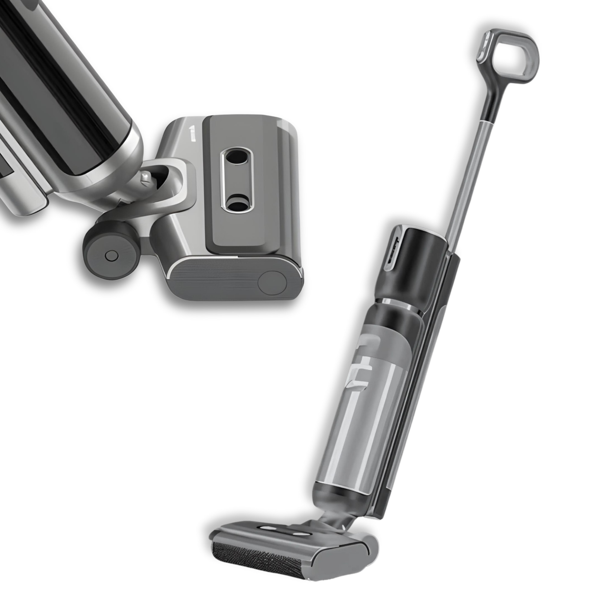 Aspirator Vertical Cu Spalare, Uniorange®, Fara Fir, Putere 16000 Pa, Baterie 4000 mAh, Autonomie 60 Minute, 3 Moduri De Curatare, Tehnologie Autocuratere, Silentios, Design Ergonomic, Usor De Utilizat, Rezervor 0.76 L, Argintiu