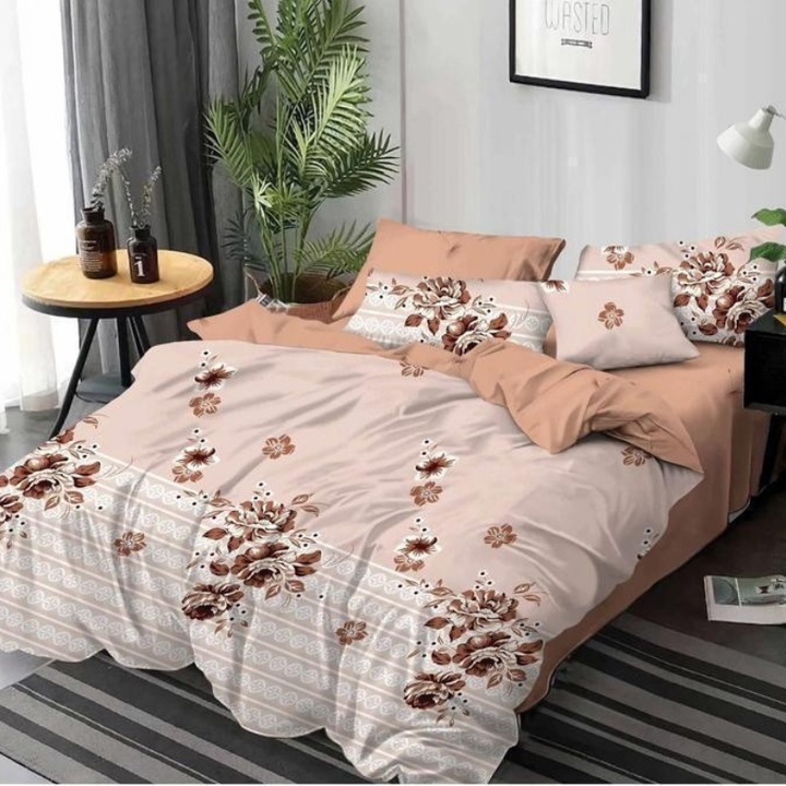 Set lenjerie de pat dublu, finet, Grelot, 6 Piese