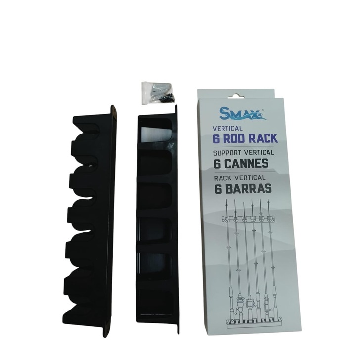 Suport Lansete vertical pentru perete, 6 posturi, Smax