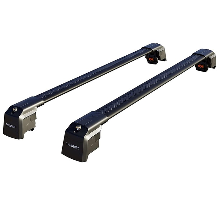 Wingbar típusú csomagtartó keresztrúd készlet, TRX2-86-90, Fekete szín, dedikált KIA CEED SPORTSWAGON (JD) 2013-2018-hoz