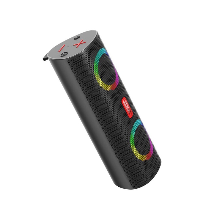 Boxa portabila XO - F43, Bluetooth, TF card, AUX si regim FM, neagra