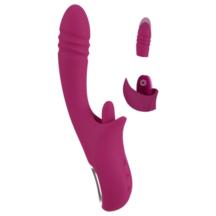 Vibrator Licking & Thrusting, Javida, Violet