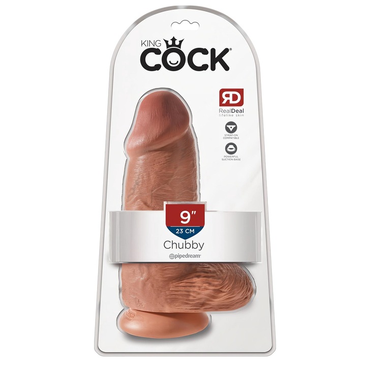 Dildo Natural 9, King Cock, natural