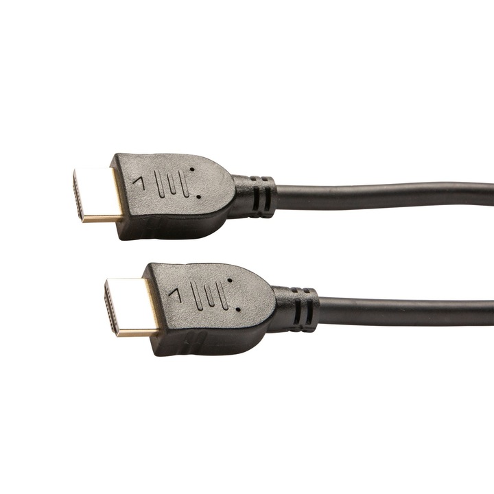 Кабел Lexman HDMI 1.4, 1,5 м, гумен, черен