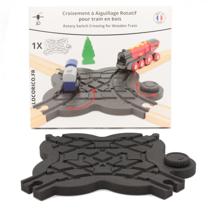 Intersectie cu macaz rotativ Locorico