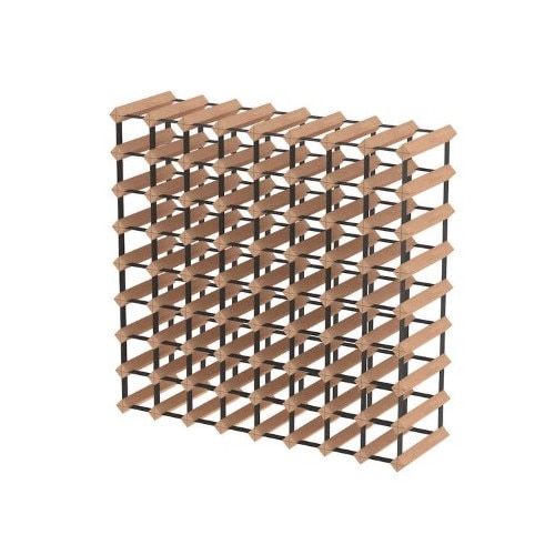 Raft lemn natur 72 sticle vin