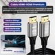 Cablu HDMI 2.1 Premium Staryon®, Tata-Tata, 8K la 60Hz si 4K la 240Hz, Standard HDMI superior, 200 cm, 3D, Transmisie 48Gbps, Sincronizare sunet eARC, HDR Dinamic, HDCP 2.2/CEC/EDID, compatibil Laptop/Consola/PC/TV, Fara Interferente Electromagnetice, Gri