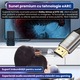 Cablu HDMI 2.1 Premium Staryon®, Tata-Tata, 8K la 60Hz si 4K la 240Hz, Standard HDMI superior, 200 cm, 3D, Transmisie 48Gbps, Sincronizare sunet eARC, HDR Dinamic, HDCP 2.2/CEC/EDID, compatibil Laptop/Consola/PC/TV, Fara Interferente Electromagnetice, Gri