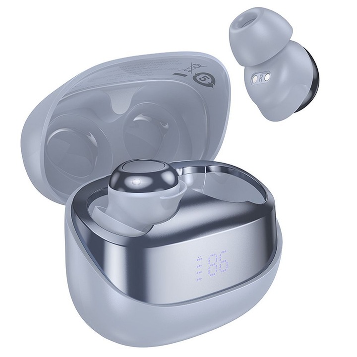 Hoco EW200 vezeték nélküli Bluetooth fejhallgató, Bluetooth 5.4, 400 mAh, kék