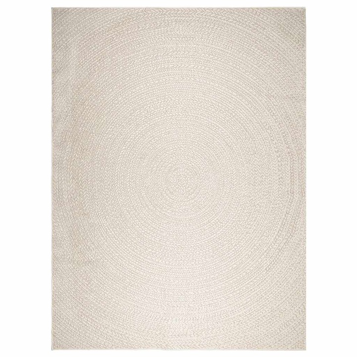 Килим "ZIZUR" vidaXL, 240x340 см, визия юта, за закрито и открито, Отличава се с кръгъл дизайн, 10.61 Kg