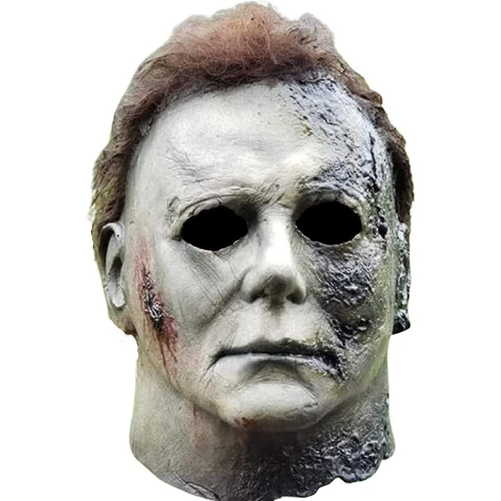 Masca de cauciuc Michael Myers - fata arsa si cicatrice