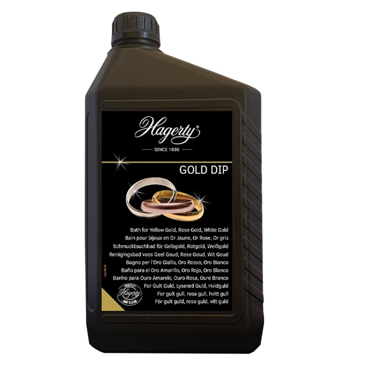 Detergent pentru bijuterii de aur Hagerty, 2 L