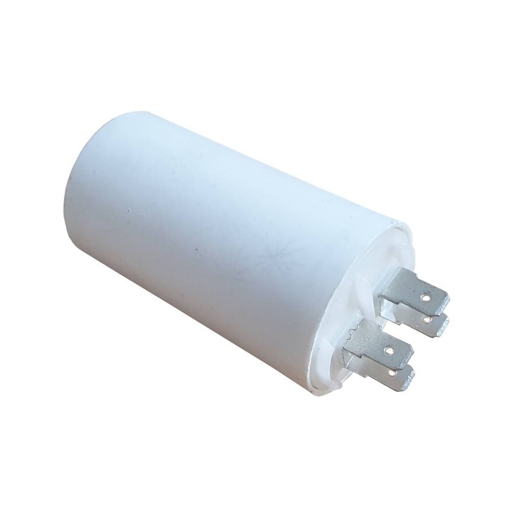 Condensator de pornire CBB60, 450VA C, 45uF, 4 capse de cablu, Filet, Ф45x96mm