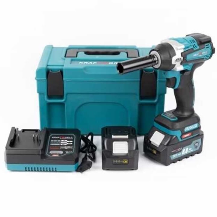 Dauerkraft DK-5001 Комплект ударни винтоверти в кутия 45 части, 850 Nm, 2 x 36V 8000mAh