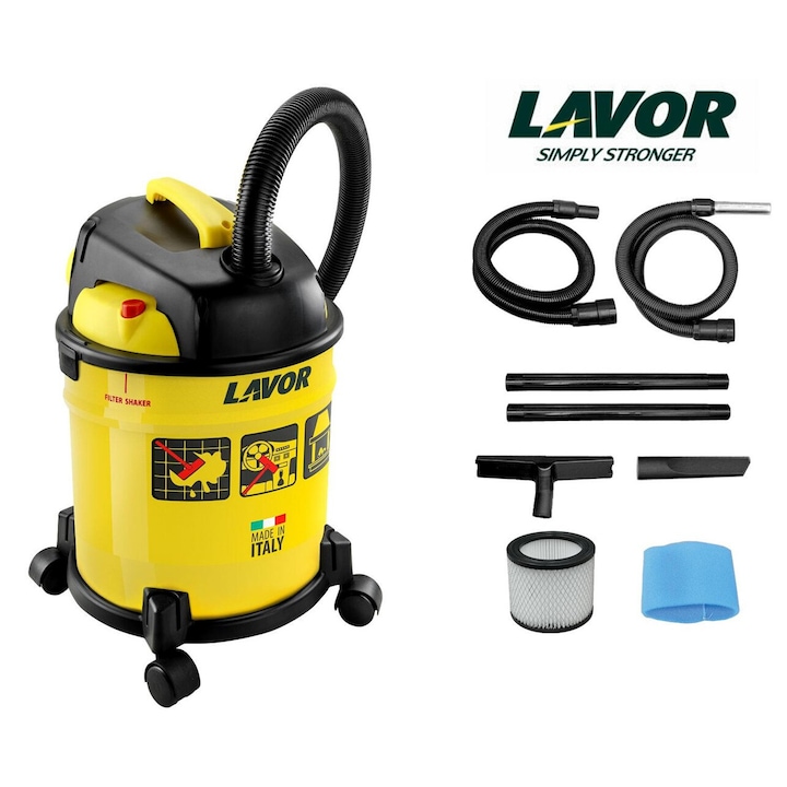 Aspirator cu sac HAUSBERG HB-2836IN, 2000 W, 85-88 dB, Aspirare umeda si uscata, Functie suflare, Carcasa otel inoxidabil, 15 L, Lungime cablu 4 m, Negru/Gri
