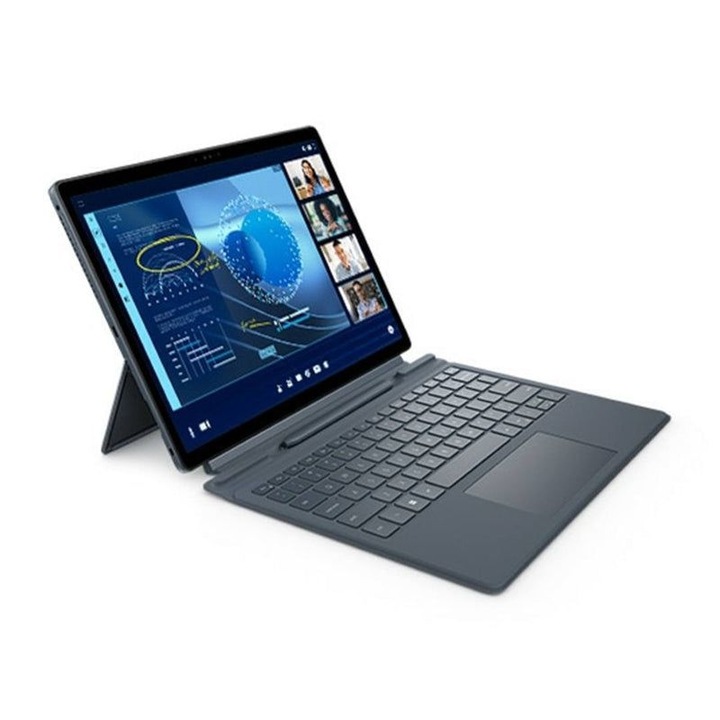 Лаптоп Dell Latitude 7350, 13-инчов сензорен екран с резолюция 2880 x 1920, Intel Ultra 7 164U 12 C/14 T, 1.2 GHz - 4.8 GHz, 12 MB кеш, 16 GB LPDDR5X, 512 GB SSD, Intel Graphics 1 Pro