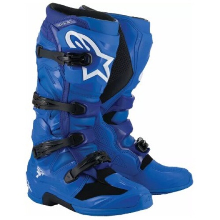 Cizme motocross Alpinestars tech 7 blue, Albastru inchis