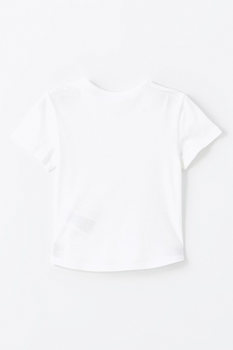 LC WAIKIKI, Tricou cu decolteu rotund, Alb, 74-80 CM