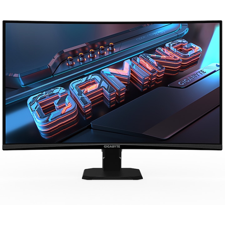 GIGABYTE Ívelt VA LED Monitor 27" GS27QCA 2560x1440, 2xHDMI/Displayport (GS27QCA)