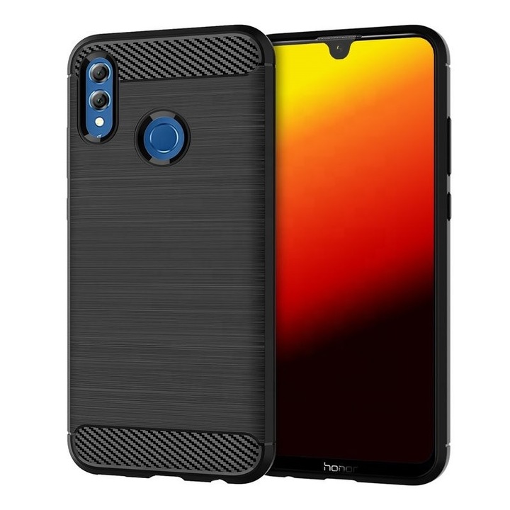 Husă de protecție TPU, Southern Sky, carbon, negru, pentru Samsung Galaxy S9